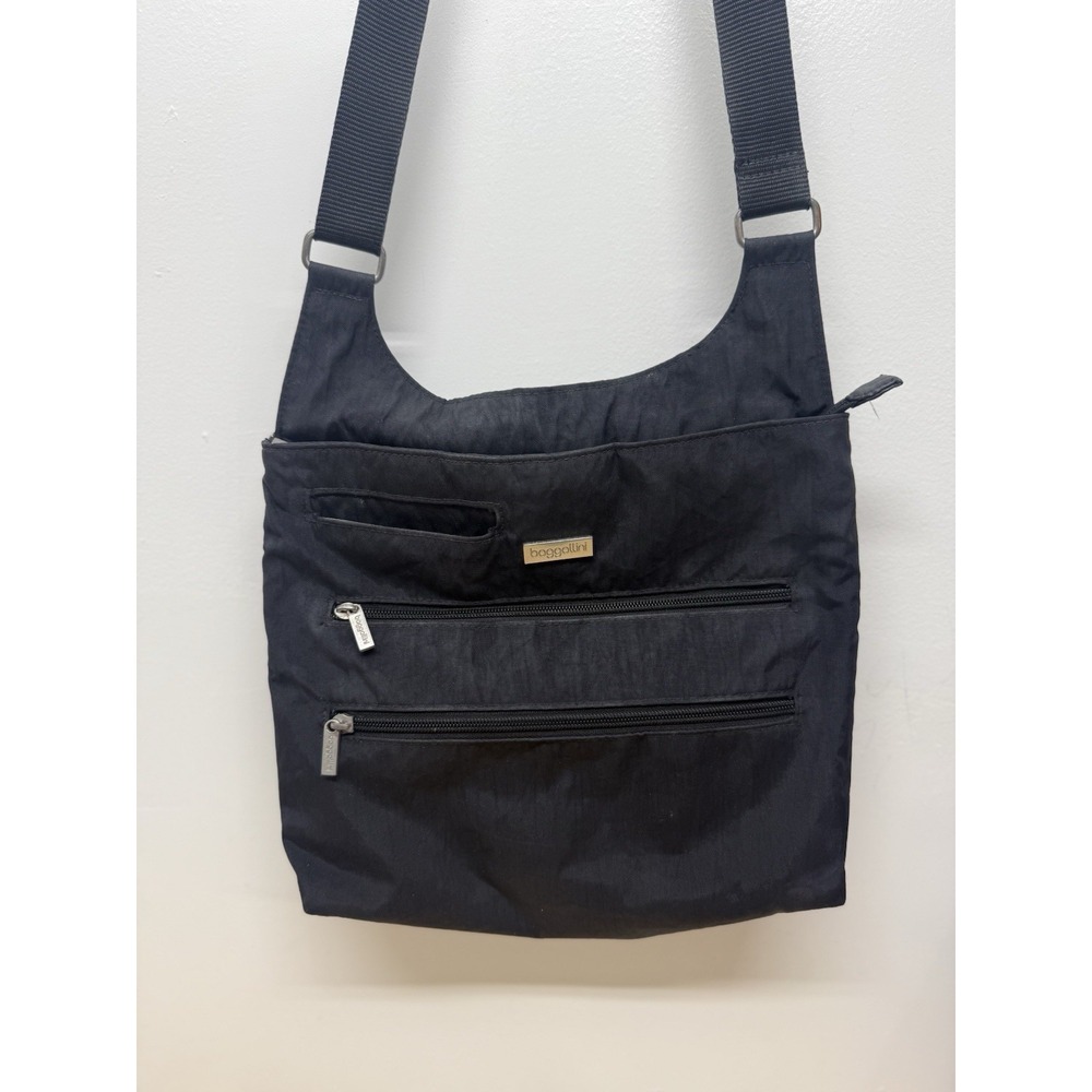 Baggallini Black Leopard Print Crossbody Shoulder Bag Organizer‎ #29